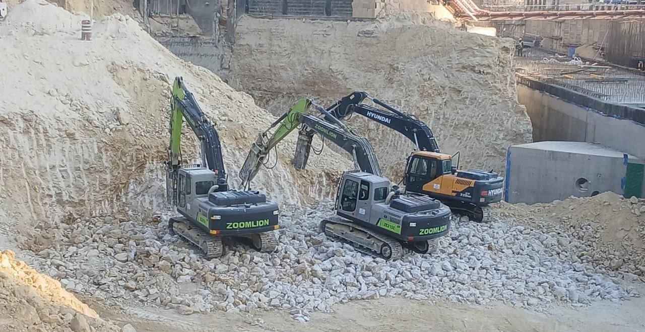 قطع صخري في منطقة الأعمال المالية